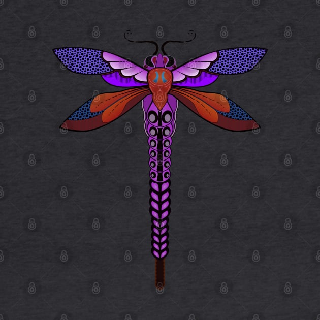 Purple Dragonfly by SunGraphicsLab